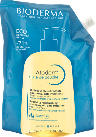 Bioderma Atoderm Huile Douche Ecorecharge 1l -20% 1