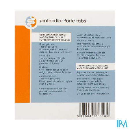 Protecdiar Forte Chien Comp 96 1