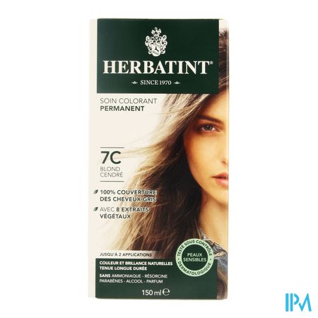 Herbatint Blond Askleurig 7c 150ml 4