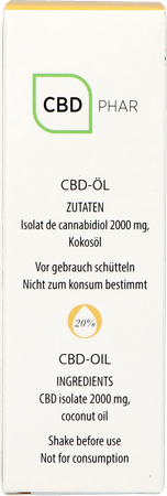 Cbd-olie 20% 10ml Cbd-phar 3