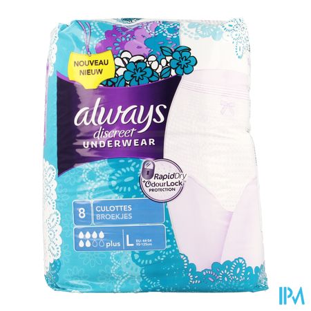 Always Discreet Incontinence Pants l 8 1
