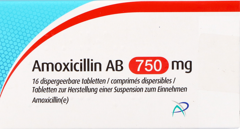 Amoxicillin Ab 750mg Comp Disp. 16 X 750mg 1