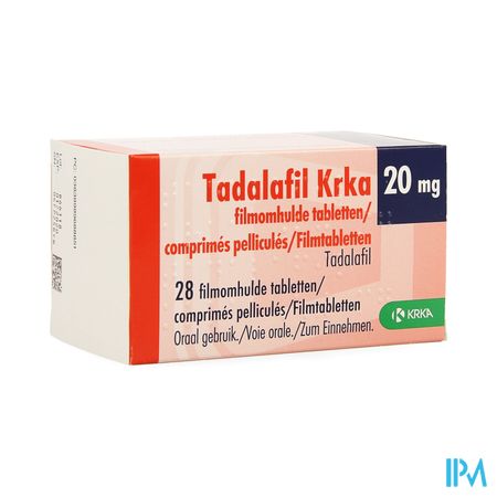 Tadalafil Krka Filmomh Tabl 28 X 20mg