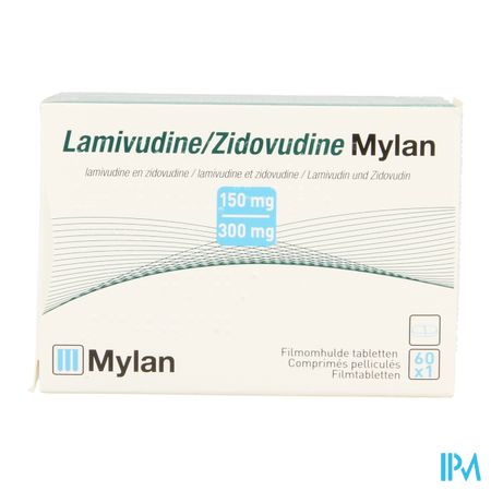 Lamivudine/zidovudine Viatris 150/300mg Film.tab60 1
