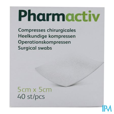 Careway Steriele Kompressen 8pl 5x5cm 40 1