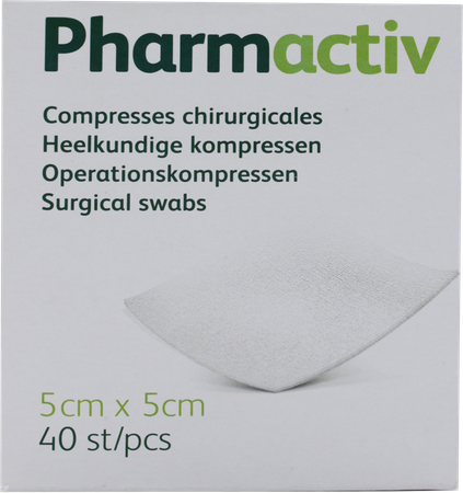 Careway Compresses Steriles 8pl 5x5cm 40 1