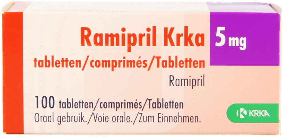 Ramipril Krka 5,0mg Comp 100 1
