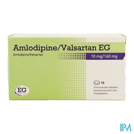 Amlodipine Valsartan EG 10Mg/160Mg Comp Pell  98 1