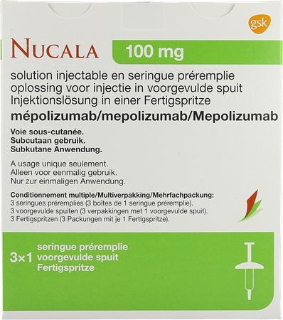 Nucala 100mg Opl Inj Voorgevulde Spuit 3 X 1ml 1