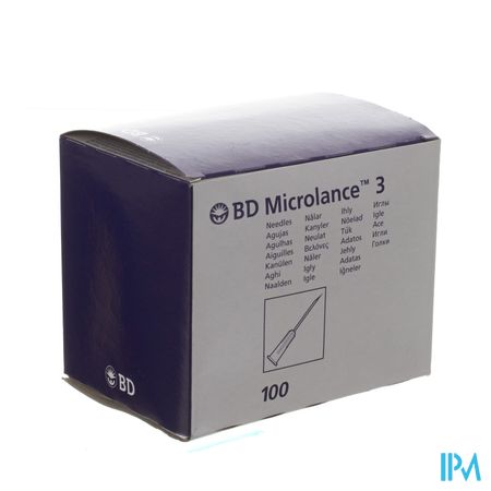 Bd Microlance 3 Aig.18g 1/2 Sb 1,2mm 40mm Rose 100