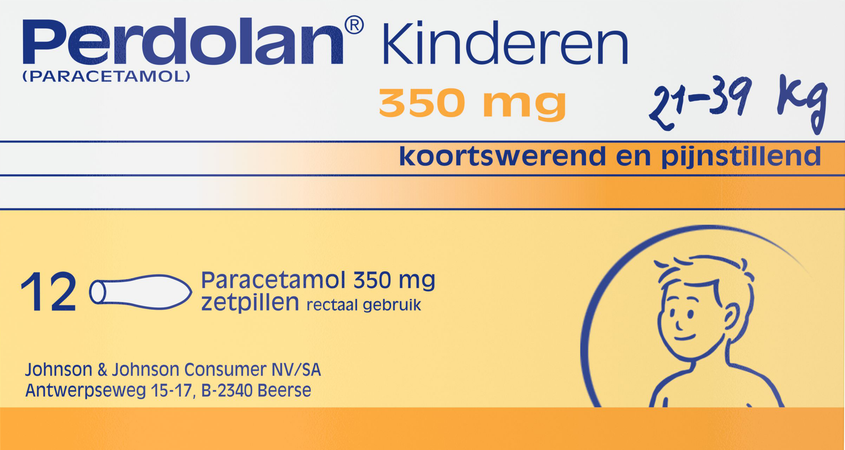 Perdolan Supp Kind 12x350mg 3