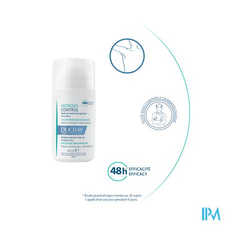 Ducray Hidrosis Control Roll-on 40ml Nf 9