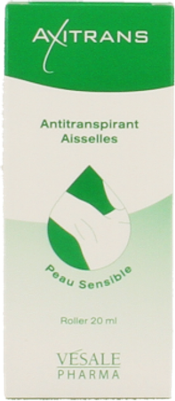 Axitrans Roller Gevoelige Huid A/transpirant 20ml 17