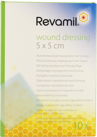 Revamil Wound Dressing Cp Miel 5x 5cm 10 1