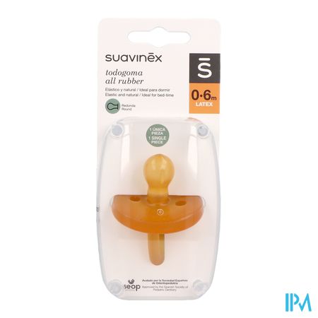 Suavinex Tetine Latex Rond 0-6m 1