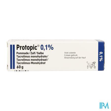 Protopic 0,1 % Pommade-zalf 60g 6