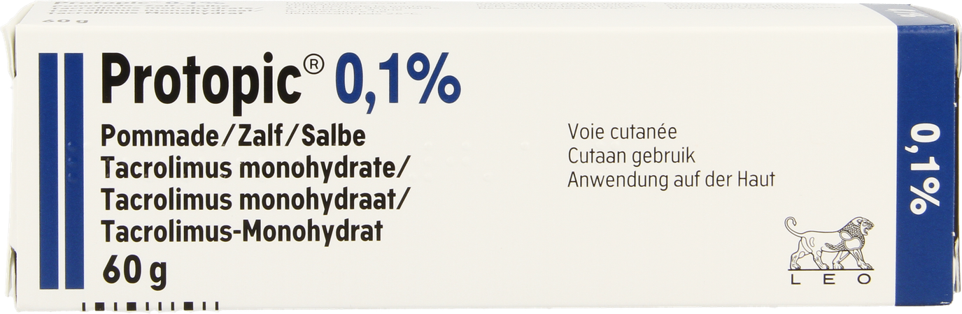 Protopic 0,1 % Pommade-zalf 60g 6