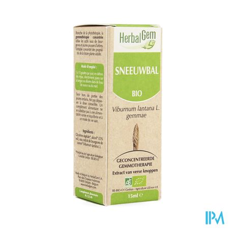 Herbalgem Wollige Sneeuwbal Maceraat 15ml