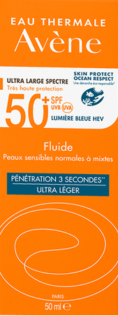 Avene Sol Spf50+ Fluide 50ml 2