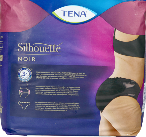 Tena Silhouette Plus Noir Lage Taille M 12 780203 3