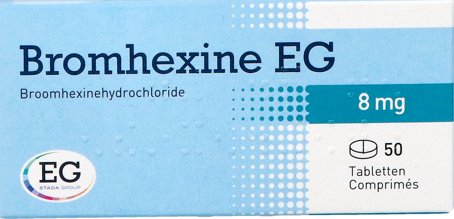 Bromhexine EG         Tabl 50 X 8Mg 3