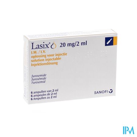 Lasix Amp Im/iv 20mg 6 X 2ml 1