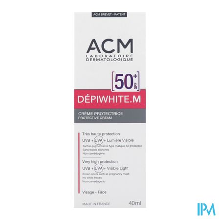 Depiwhite M Ecran Zon Creme Pompfl 50ml 2