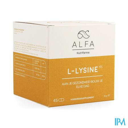 Alfa l-lysine 1000mg Tabl 45