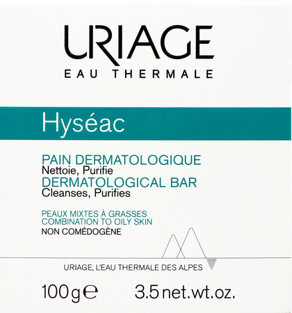 Uriage Hyseac Wasstuk Dermatolog. Zeep 100g 3