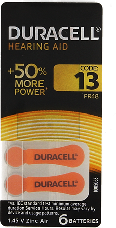 Duracell Easytab Pile Auditive Da13 6 Orange 5