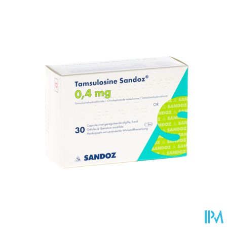 Tamsulosine Sandoz 0,4mg Gereg.afg. Caps 30x0,4mg