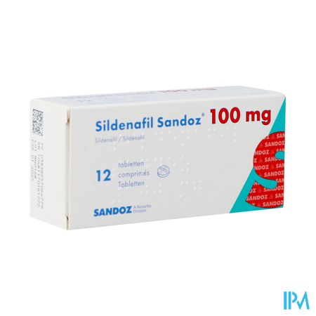 Sildenafil Sandoz 100mg Filmomh Tabl 12x100mg