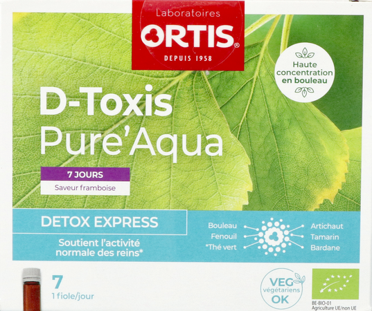 D Toxis Pure Aqua Framboos 7x15ml 5