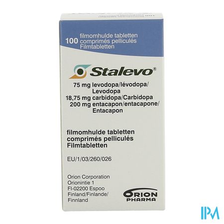 Stalevo 75mg/18,75mg/200mg Filmomh Tabl 100 1