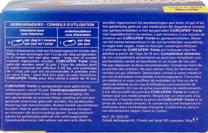 Curcufen Forte Pro Caps 90 + Caps 30 5