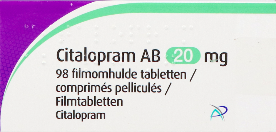 Citalopram Ab 20mg Comp Pell 98 X 20mg 1