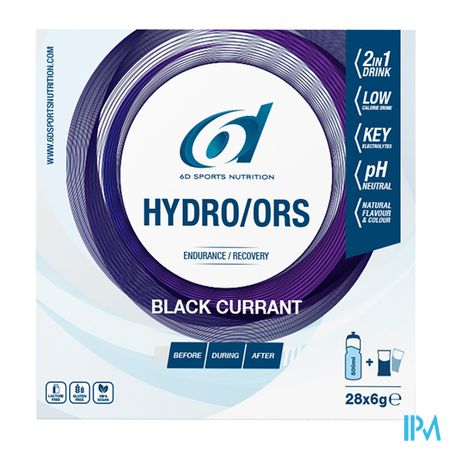 6d Hydro Ors Blackcurrant Sach 28x6g