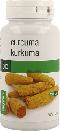 Purasana Vegan Kurkuma Bio Caps 120 9
