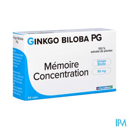 Gingko Biloba Pg Pharmagenerix Caps 60