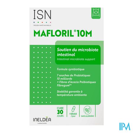 Ineldea Mafloril-10m Isn Etui V-caps 30 2