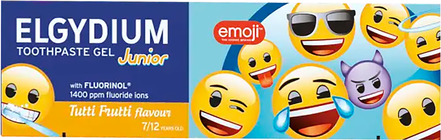 Elgydium Tandpasta Junior Emoji Tutti Frutti 50ml 7