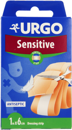 Urgo Sensitive Verband Stretch 1mx6cm 1 2