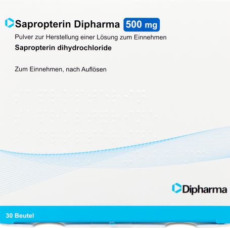 Sapropterin Dipharma 500mg Pdr Sol Buv. Sach 30 1