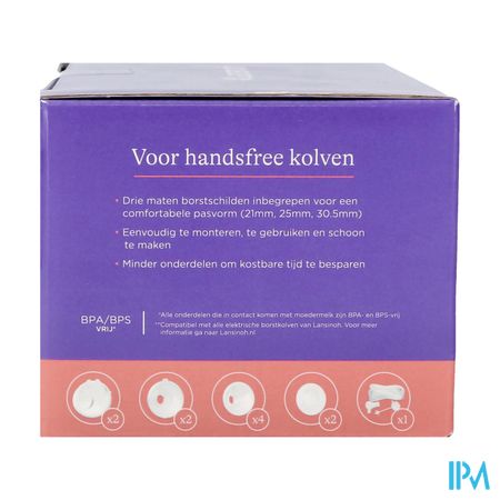 Lansinoh Dubbel Handvrije Afkolfset 3 Maten 2
