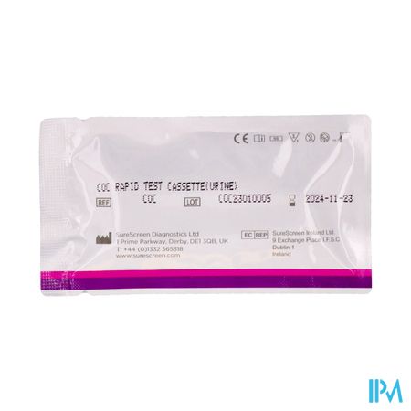 Test Urine Depistage Drogues Cocaine Strip 10 1