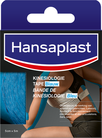 Hansaplast Kinesiologietape Blauw 1