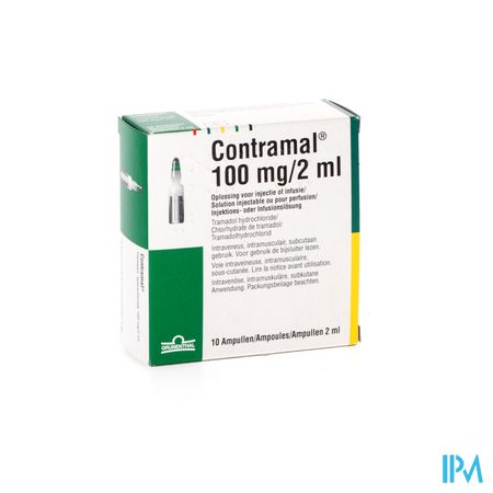 Contramal Amp 10 X 100mg/2ml