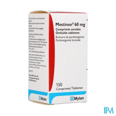 Mestinon Drag 150 X 60mg