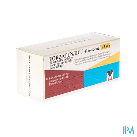 Forzaten/hct 40mg/ 5mg/12,5mg Filmomh Tabl 98