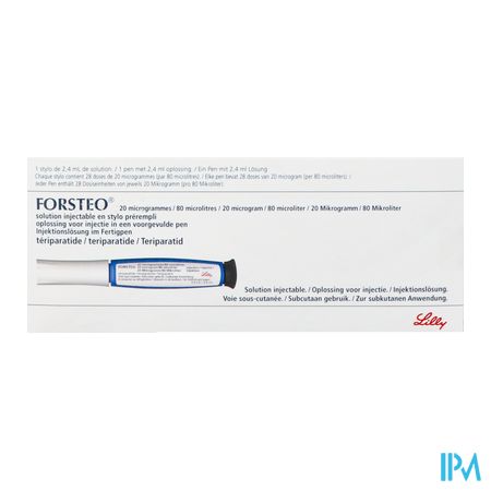 Forsteo Orifarm 20mcg/80mcl Voorgevulde Pen 1